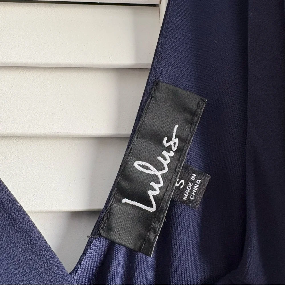 Lulus Navy Blue Formal Dress - Picture 4 of 6